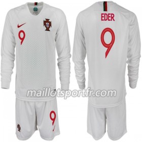 Maillot de Foot Portugal EDER 9 Enfant Extérieur Coupe du monde 2018 ML
